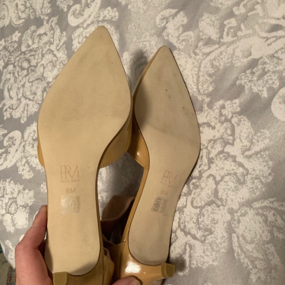 Pelle Moda Nude Kitten Heels with Mesh Detail, Size 8, Never Worn - Picture 7 of 7